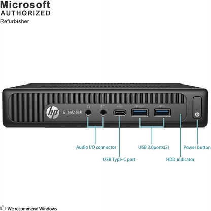 HP EliteDesk 800 G2 Mini Renewed i5 Desktop