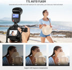 Neewer Z1-C TTL Round Head Flash Speedlite for Canon