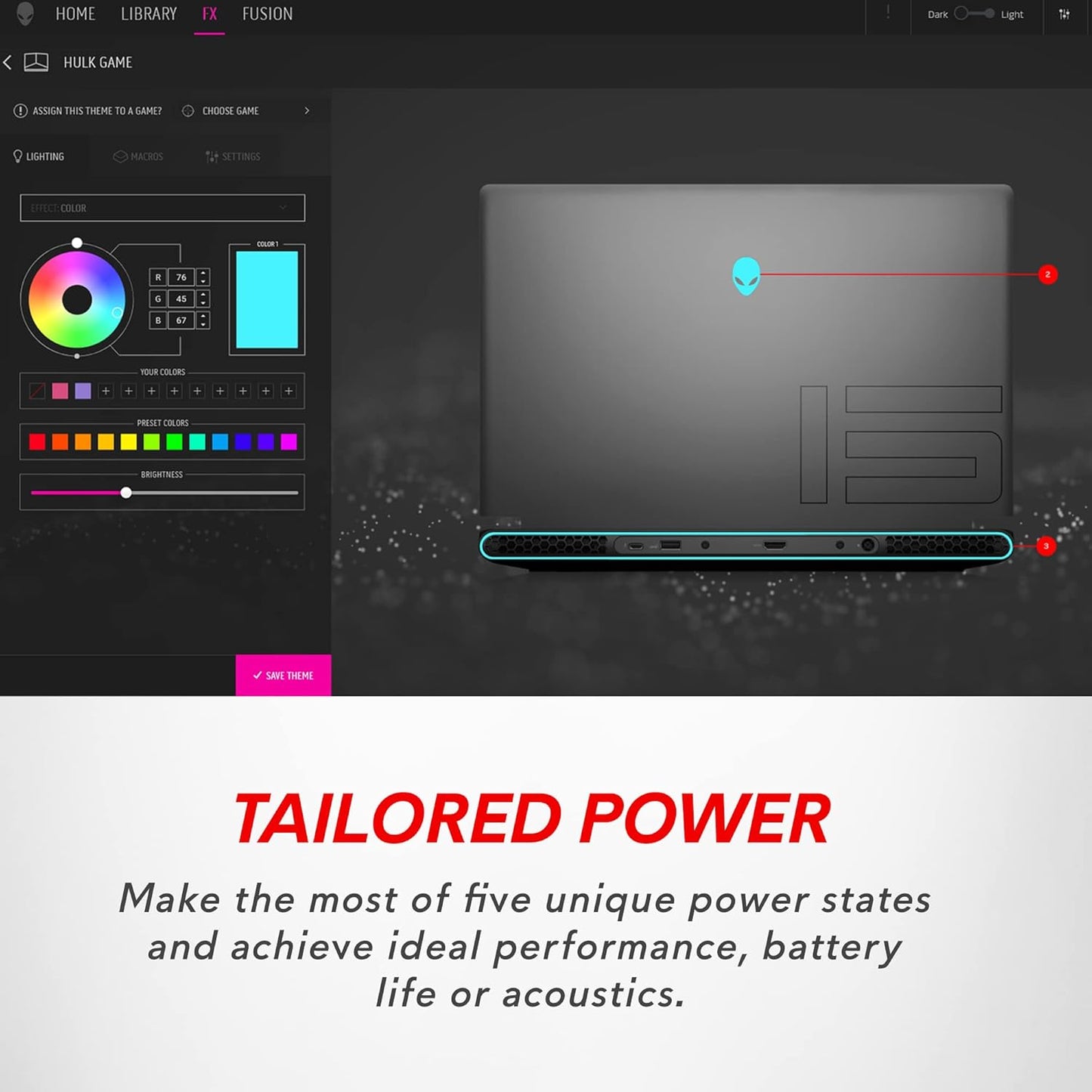 Alienware AWM15R7-7693BLK-PUS m15 R7 RTX 3060 Gaming Laptop