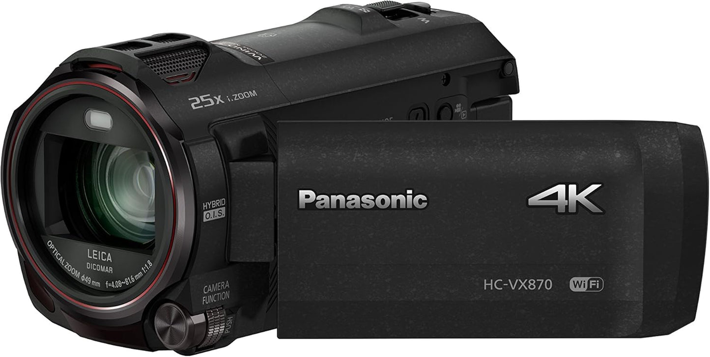 Panasonic HC-VX870K 4K Ultra HD Camcorder WiFi