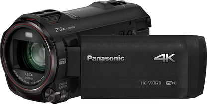 Panasonic HC-VX870K 4K Ultra HD Camcorder WiFi