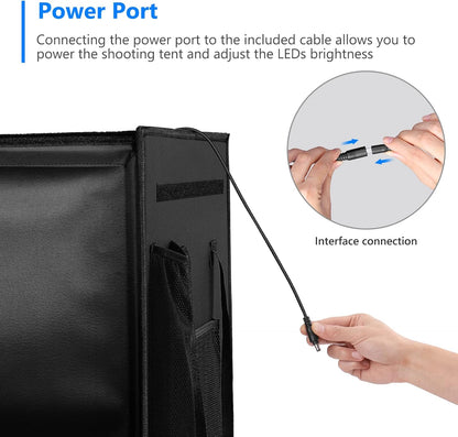 Neewer ZK-RY-02 16" Portable LED Photo Light Box