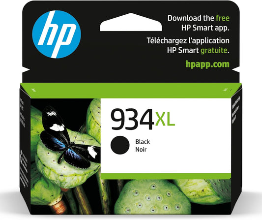 HP 934XL Black High-Yield Ink Cartridge - OfficeJet Printing
