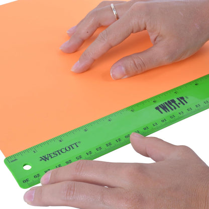 Westcott 16292 12" Twist It Flexible Ruler - Assorted Colors