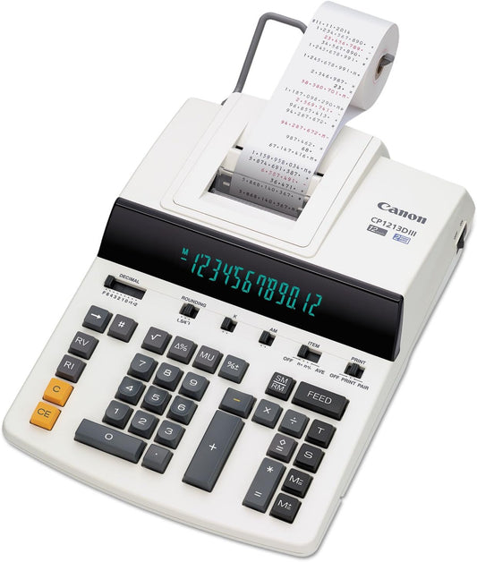 Canon CNMCP1213DIII CP1213DIII 12-Digit Printing Calculator