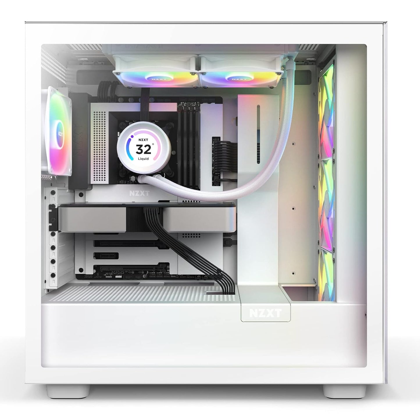 NZXT RL-KR24E-W1 Kraken Elite 240 RGB AIO CPU Cooler White