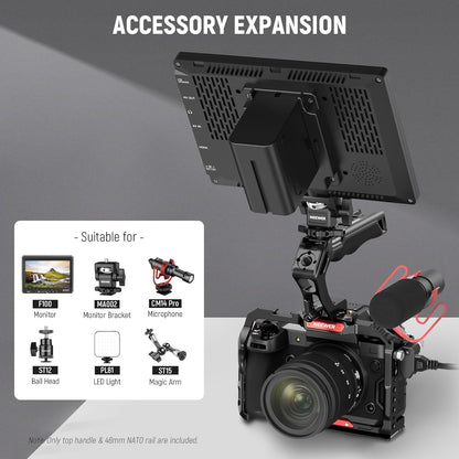 Neewer CA008 Camera Top Handle NATO Rail Kit