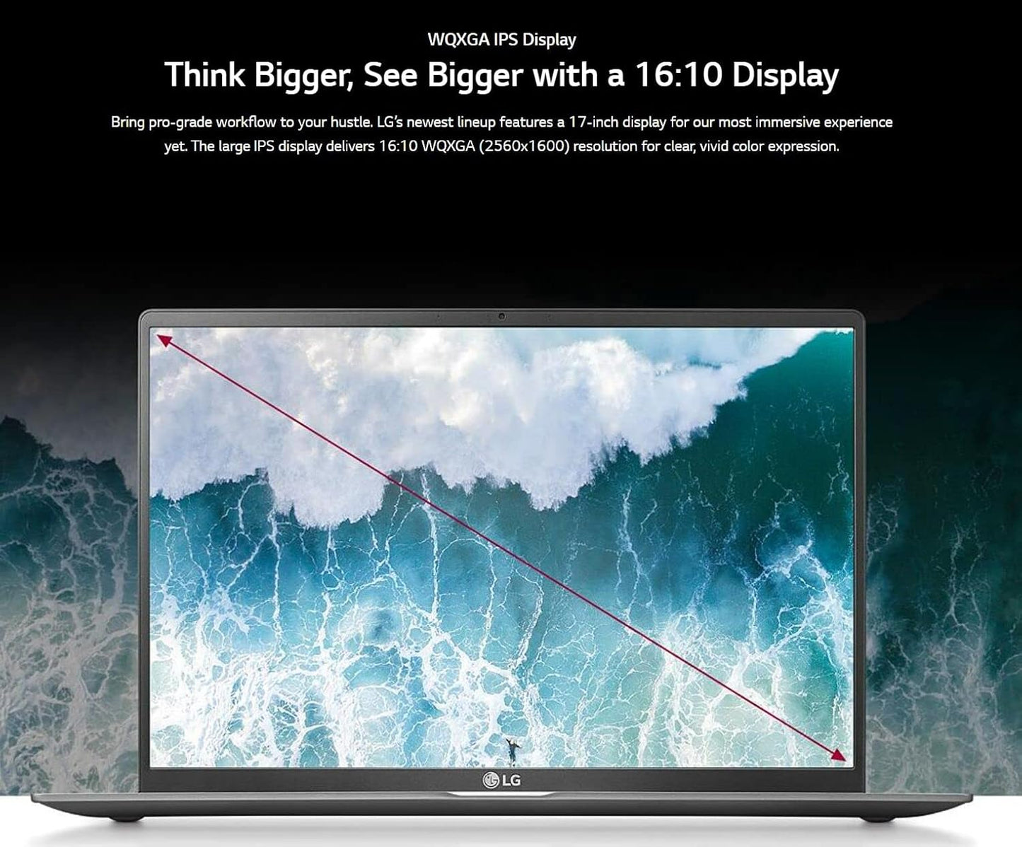 LG gram 17" WQXGA Ultra-Light Laptop i7