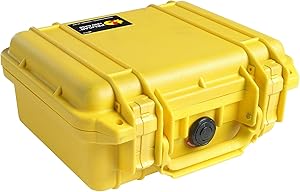 Pelican 1200-000-240 1200 Case with Foam - Yellow