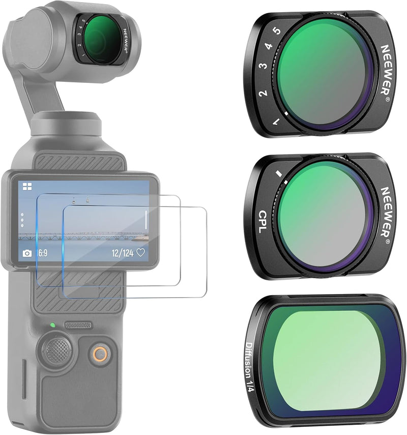 Neewer 10104902 Magnetic Filter Set for DJI Osmo Pocket 3 — main product image