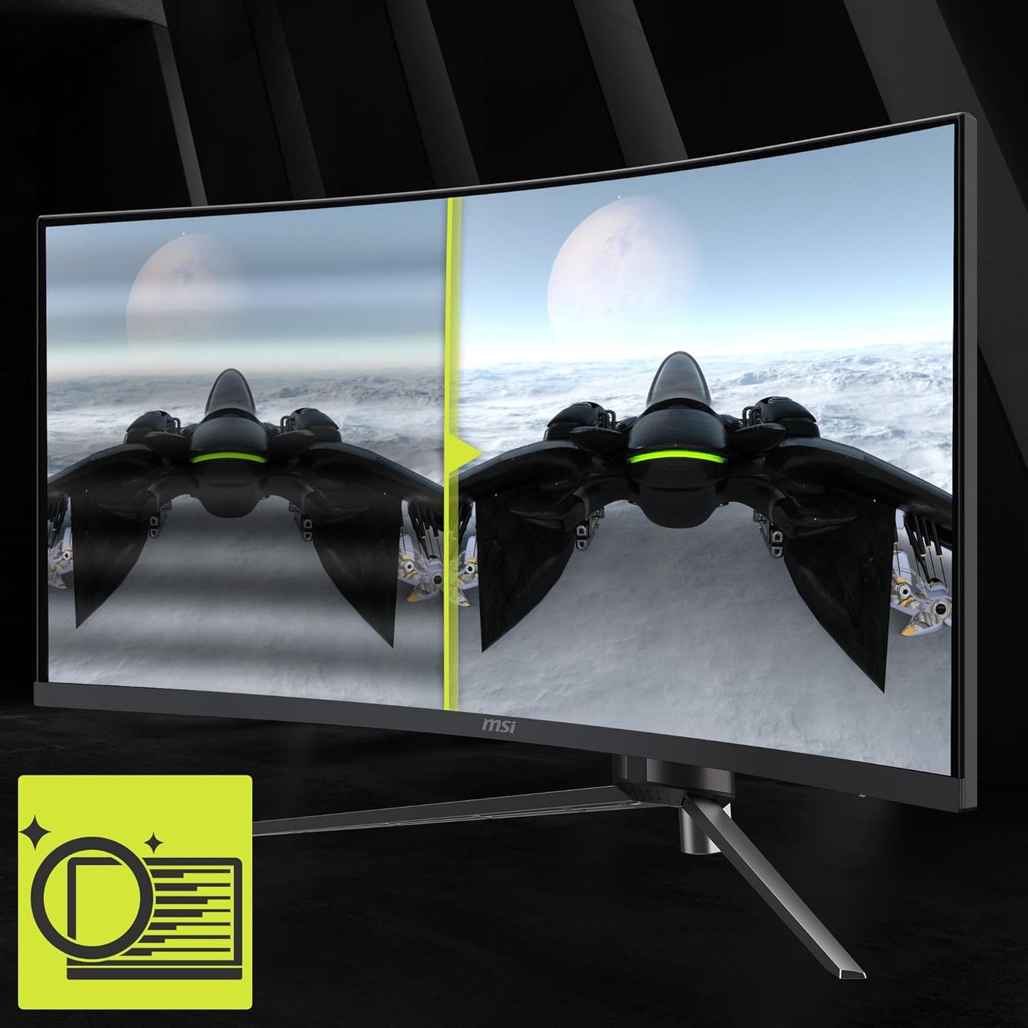 MSI MAG345CQR 34" UWQHD 180Hz Curved Monitor