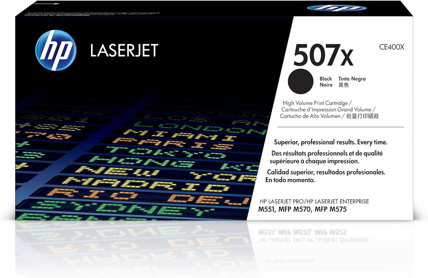 HP 507X Black High-Yield LaserJet Toner CE400X