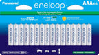 Panasonic BK-4MCCA16FA eneloop AAA Rechargeable Batteries 16-Pack