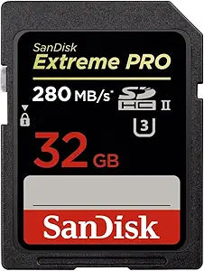 SanDisk SDSDXPB-032G-G46 32GB Extreme Pro SDHC UHS-II Memory Card