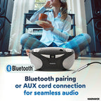 Magnavox 813250 CD Boombox Bluetooth AM/FM Radio