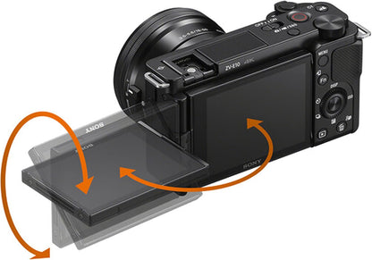 Sony ZV E10 Mirrorless Vlogging Camera with 16-50mm Lens Kit