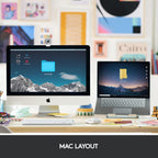 Logitech MX Keys Mini for Mac Bluetooth Keyboard (Renewed)