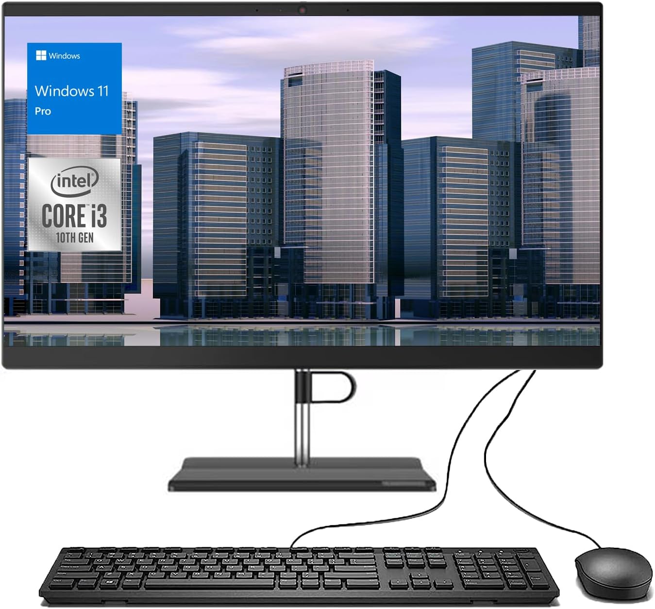 Lenovo 11LC V30a: 21.5" FHD All-in-One, i3-1005G1, 16GB, 512GB SSD, Win 11 Pro