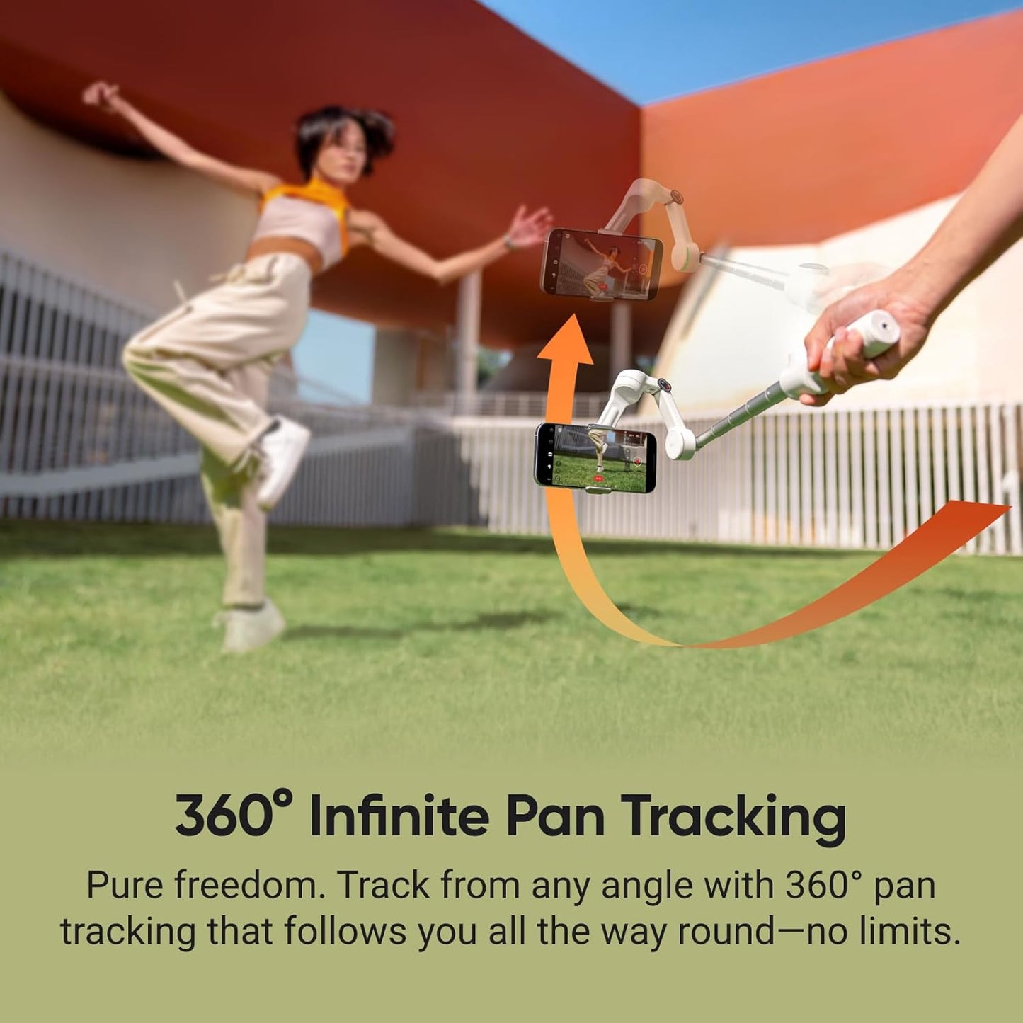 Insta360 Flow 2 Pro Foldable AI Gimbal Stabilizer