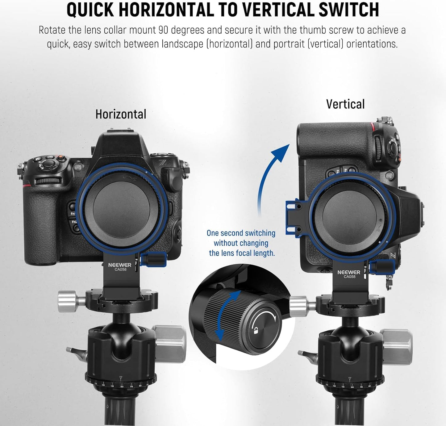 Neewer CA058 Rotatable Nikon Z Mount Plate