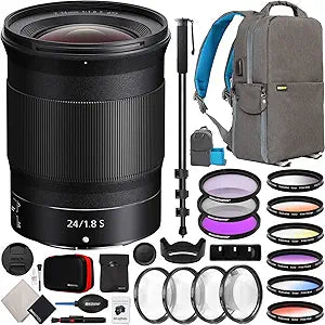 Nikon E11NKZ24F18S NIKKOR Z 24mm f/1.8 Lens Kit