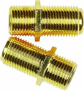 RCA VH664R Premium Coax Cable F-Connectors 4-Pack