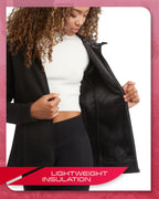 Spyder Women’s Athletic Full Zip Hooded Fleece Sweatshirt