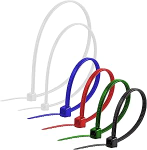 GE 50724 Assorted Plastic Cable Ties 1,000 Pack