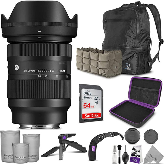 Sigma QM1918 28-70mm f/2.8 Sony E Lens Accessory Bundle