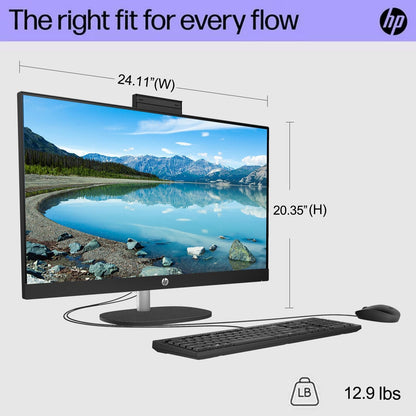 HP TPC-Q095-27 27" Touchscreen All-in-One Desktop Bundle