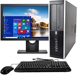 HP 8100 Elite Desktop i5 PC 17" LCD (Renewed)