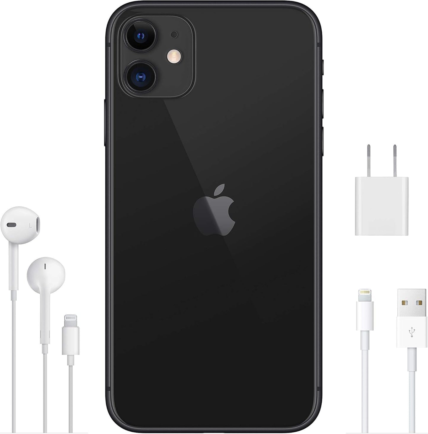 Apple iPhone 11 128GB Black Cricket Wireless Locked Renewed