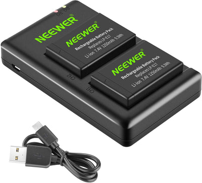 Neewer 10093319 LP-E17 Replacement Battery Charger Kit