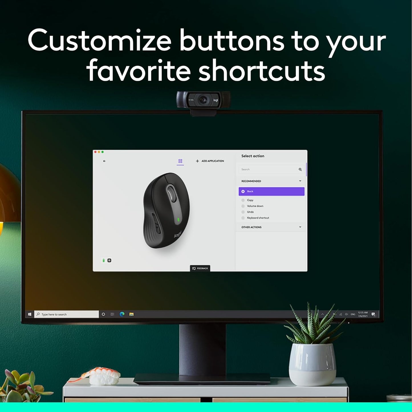 Logitech 910-006265 Signature M650L Wireless Mouse - Large, Black