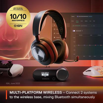 SteelSeries 61520 Arctis Nova Pro Wireless Gaming Headset