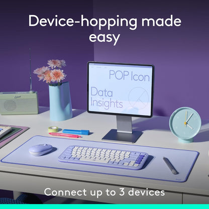Logitech 920-013135 POP ICON Bluetooth Keyboard and Mouse Combo