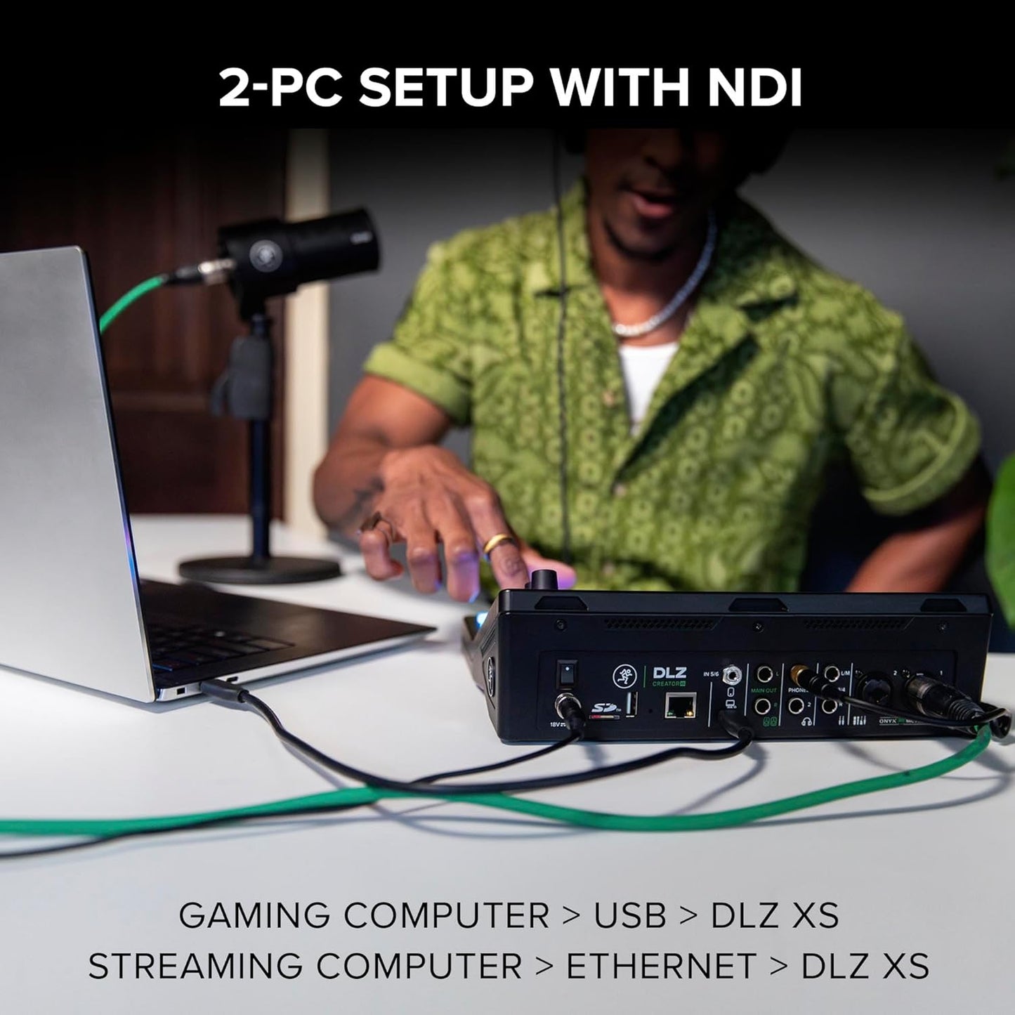 Mackie 2055428-00 DLZ Creator XS Digital Mixer Podcast