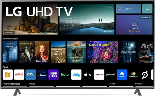 LG 65UQ7070Z 65-Inch 4K WebOS Smart TV Renewed
