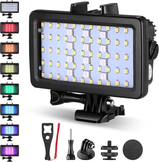 Neewer 10101017 RGB Underwater Diving Light