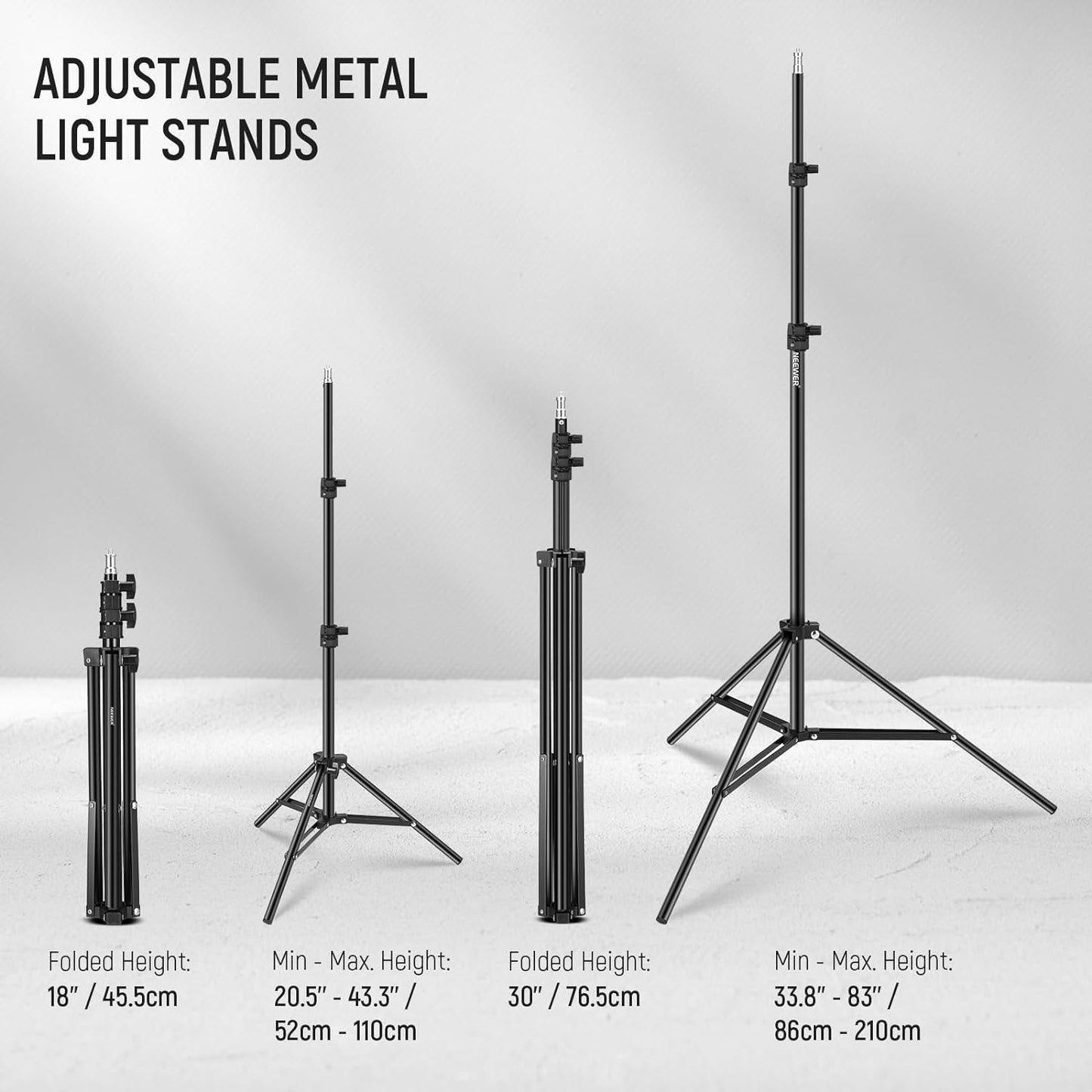 Neewer 10102119 600W Photography Lighting Kit with Umbrellas
