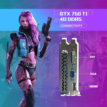 HP 6500 i5 Gaming PC GTX 750 Ti Renewed