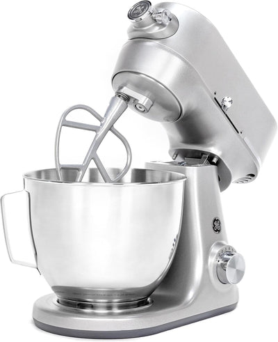 GE G8MSAAS1RSH Tilt-Head Stand Mixer: 5.3-Quart, Granite Gray