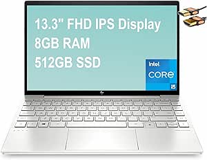 HP Envy 13 Laptop i5-1135G7 8GB 512GB SSD FHD