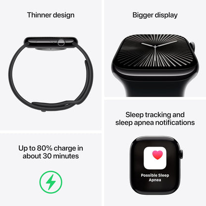 Apple MWYA3LW/A Watch Series 10 GPS + Cellular
