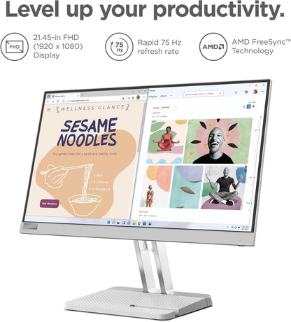 Lenovo 67AFKCCBUS L22e-40 21.45" FHD 75Hz Monitor