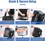 Neewer 10100877 Foldable Softbox Diffuser with Grid