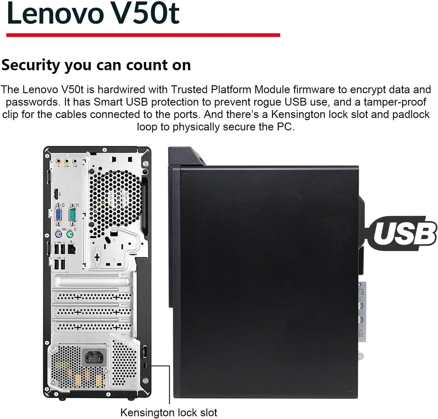 Lenovo 11QE V50t Business Tower Desktop i5 1TB SSD