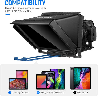 Neewer 10101278 Aluminum Teleprompter with Remote Control