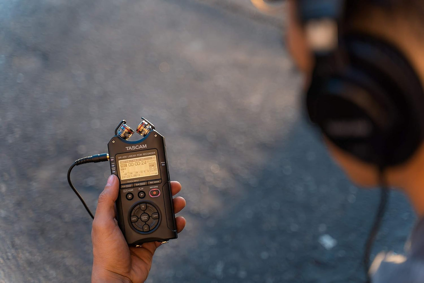 Tascam DR-40X Portable Four-Track Audio Recorder