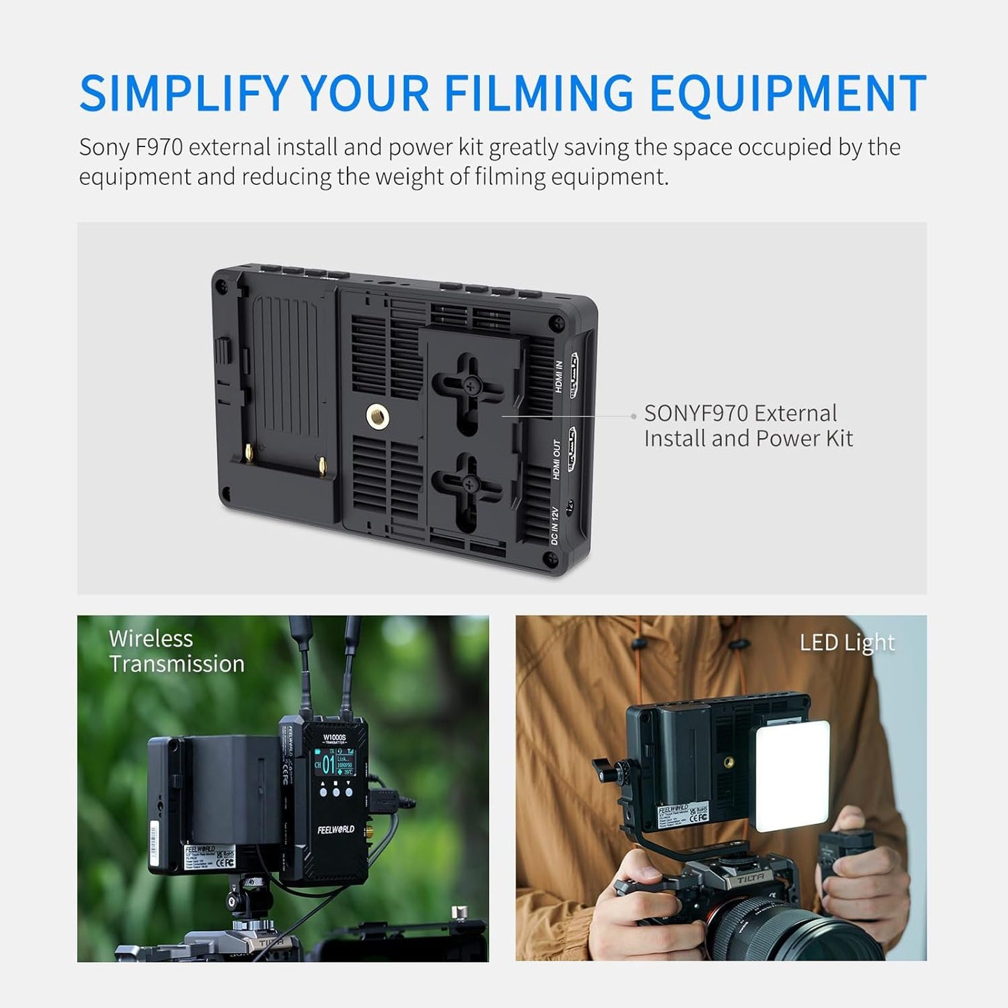 FEELWORLD F5 PROX-ANP97 5.5 Inch 1600Nit 4K Camera Monitor